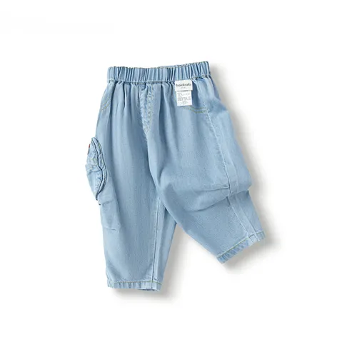 Balabala Джинсы Джинсовый Светло-Синий 88101 Для Младенцев и Малышей