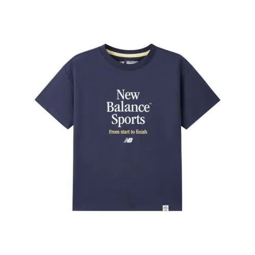 New Balance совместная футболка T Темно-синий для детей 3-7 лет