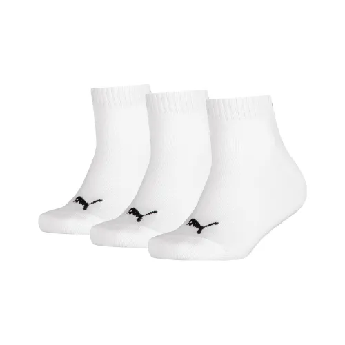PUMA Детский QUARTER Носки 3 упаковки Kids Носки 3 упаковки Белый Детский