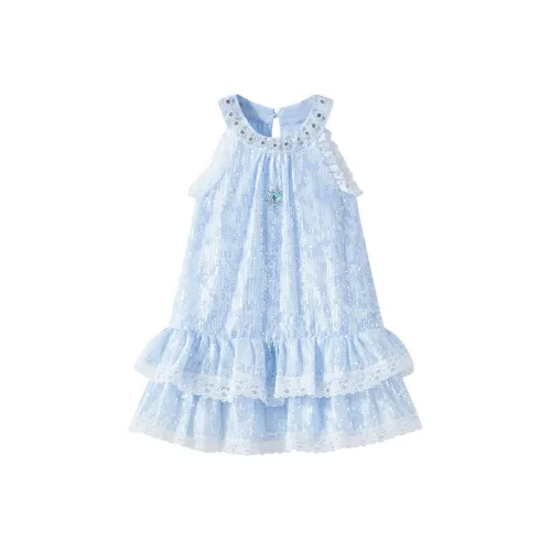 Disney Платье Frozen Collection SS25 Синий для детей 3-7 лет