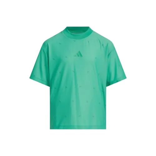 Adidas Climacool T-рубашка Светло-газонный зеленый для детей 3-7 лет