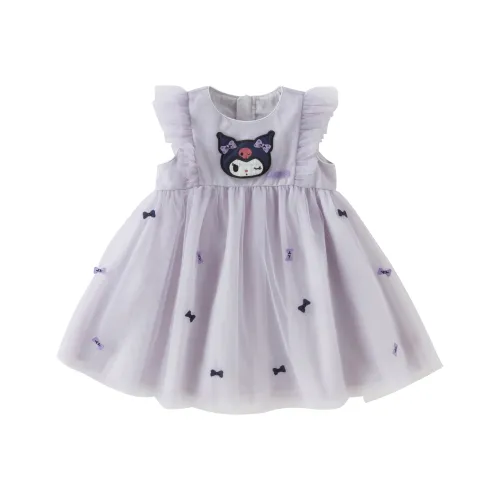 DAVE BELLA x Kuromi Коллаборация Платье Серо-фиолетовое для детей 3-7 лет