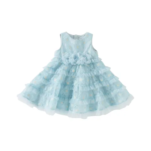 DAVE BELLA Платье Светло-синий для детей 3-7 лет