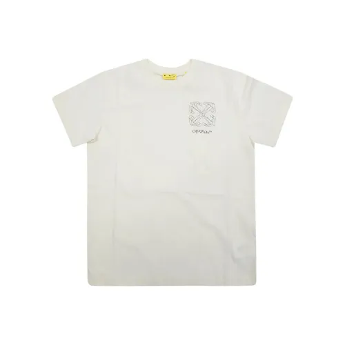 Off Белый Kids T-Рубашки