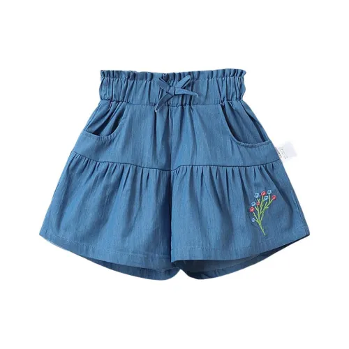 Kemi Bear Kids Шорты Детские Джинсовый Синий