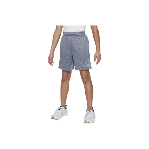 nike Детская одежда Dri Fit Сетка Шорты Детский Серый