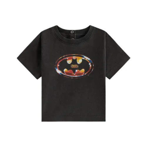 KITH Collaboration x Бэтмен T-рубашка FW24 Черная для малышей и детей младшего возраста