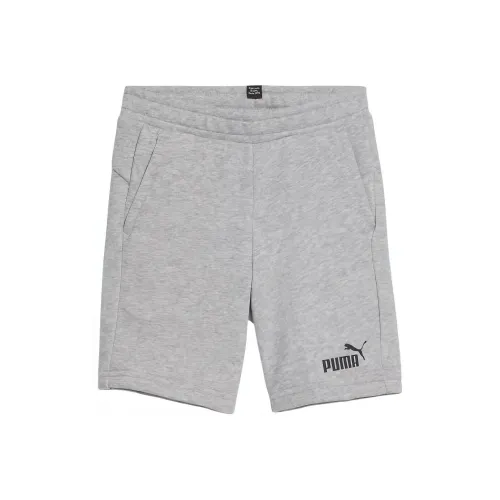 PUMA Essentials Big Детские Sweat Shorts Kids Шорты Подростки Серый