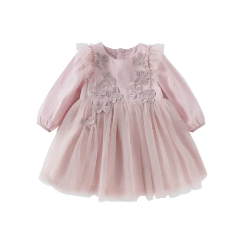 DAVE BELLA Платье Серо-розовое для детей 3-7 лет