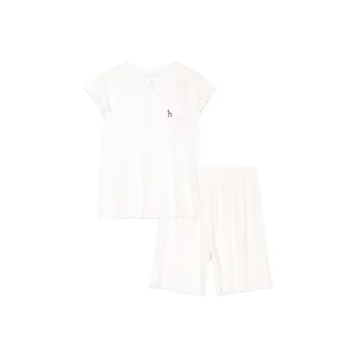HAZZYS Комплект домашней одежды натуральный белый для детей