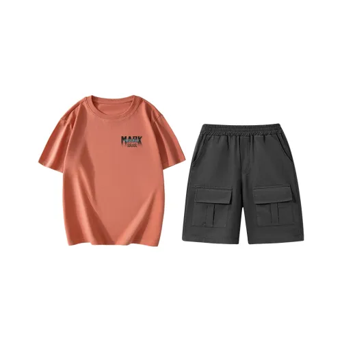 FAIRWHALE Повседневная спортивная одежда для детей кирпично-красный