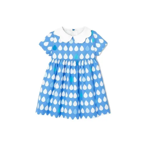 JACADI Малыш Платье Сине-белый Infant и Toddler
