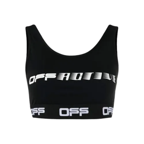 Off Белый черный Женское спортивное белье