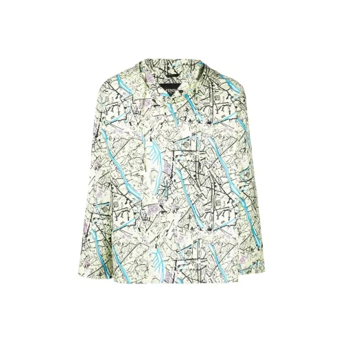 FENDI SS22 Куртки и Пальто Мужской Зеленый