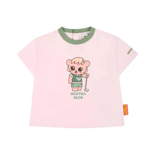 EMPORIO ARMANI T-рубашка Розовая для младенцев и малышей