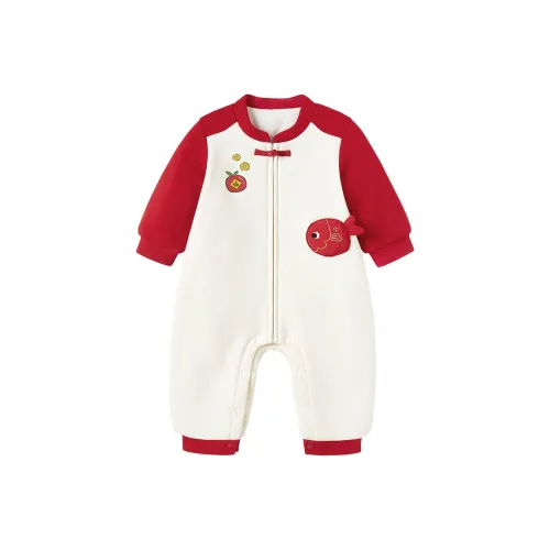 YeeHoO Комбинезон Светло-абрикосовый Белый Infant и Toddler