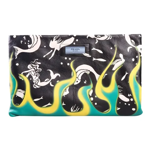 PRADA Luggage Collection Женские Черный Зеленый