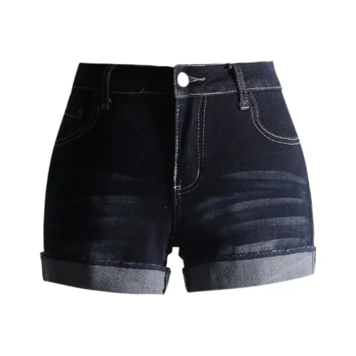 ABBY GODDESS Джинсовые шорты Женские Blue