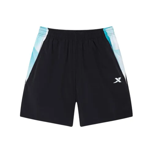 XTEP Шорты Детские Чисто Черный Циан Синий