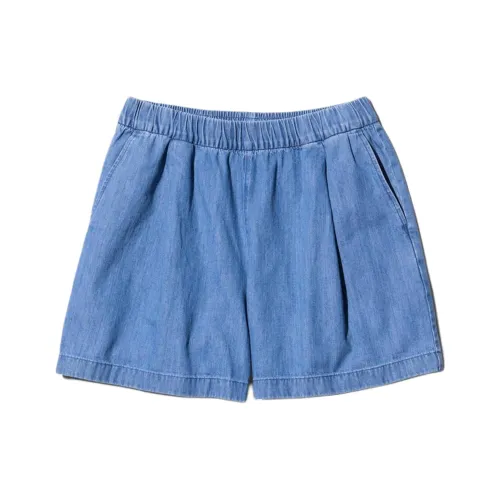 UNIQLO Джинсовые шорты Женские Royal Blue