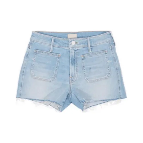 MOTHER Джинсовые шорты Женские Светло-синие