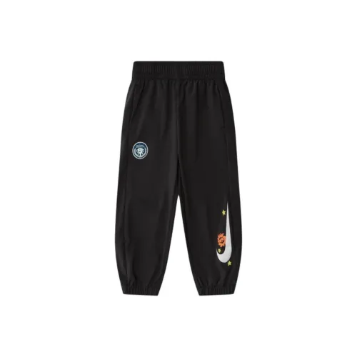 NIKE Черные Детские Брюки Быстросохнущие для Детского Садика