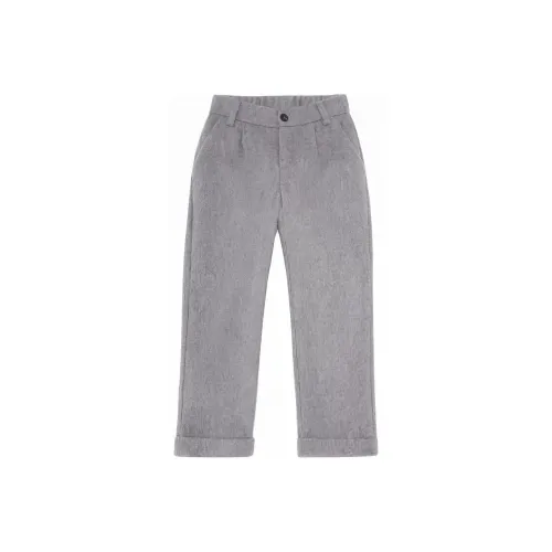 FENDI Повседневные брюки Junior Фланельные брюки Серые Детские