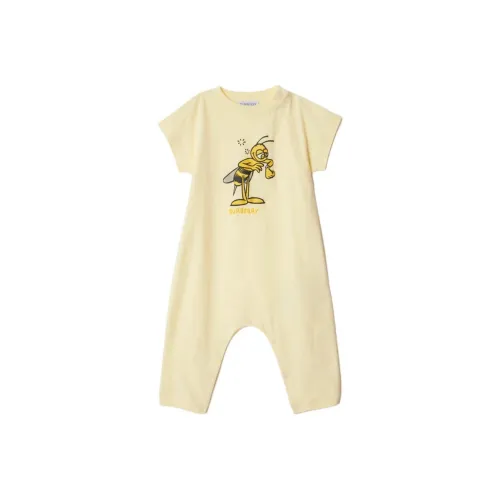 Burberry Комбинезоны и ползунки Желтый для младенцев и малышей