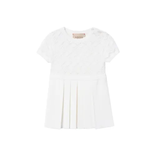 GUCCI Платье FW24 Белый Infant и Toddler