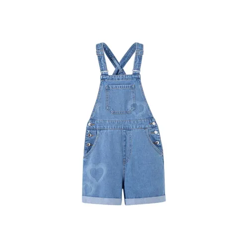 Annil Комбинезоны Светло-Синий Деним Подростки