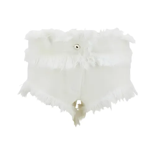 FERRAGAMO SS25 Джинсовые шорты Женские Белые