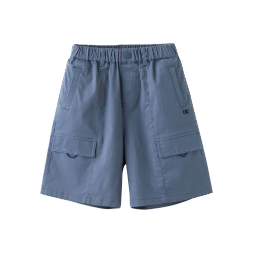 DAVE BELLA Однотонный Workwear Loose Fit Basic Casual Stylish Versatile FIVE Button Baby Gray Blue