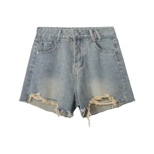 MO VOICE Джинсовые шорты Женские Blue