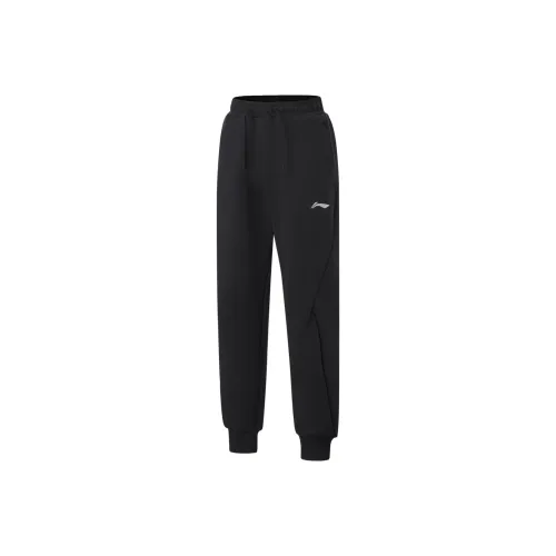 LINING YOUNG Вязаные спортивные брюки Comprehensive Physical Fitness Черные