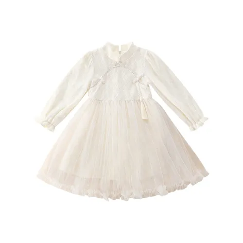 Детский комплект для детей 3-7 лет Dis Rabbit с юбкой бежево-абрикосового цвета