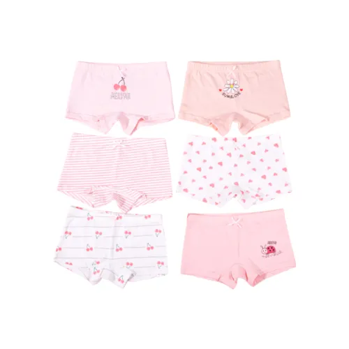 Lanza Трусы 6 упаковок Сладкий стиль Розовые оттенки Детские
