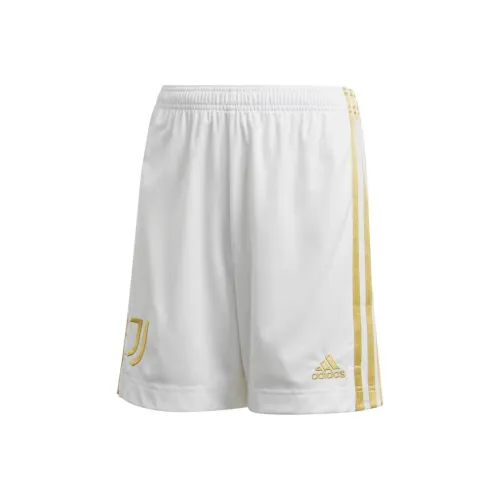 Adidas AEROREADYJuventus Шорты Подростки Белый Желтый Лимонит