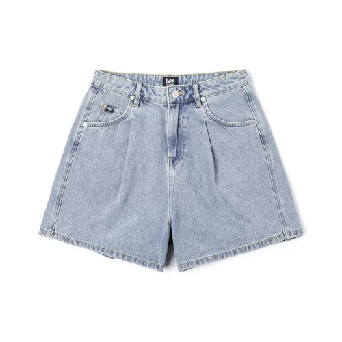 Lee совместный бренд SS25 Шорты Женские Светло-Синий