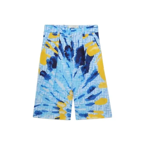 FENDI Повседневные шорты для детей многоцветные