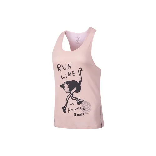 Saucony NATHAN BELL Коллекция Спортивные Жилеты Женские Розовые