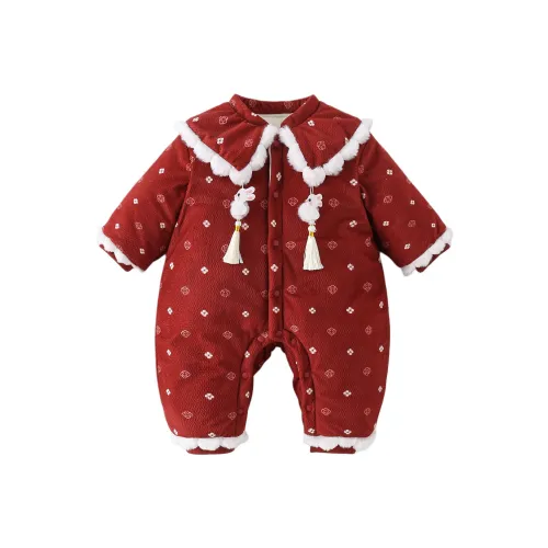 XiaoJinBu Комбинезон Бордовый Infant и Toddler