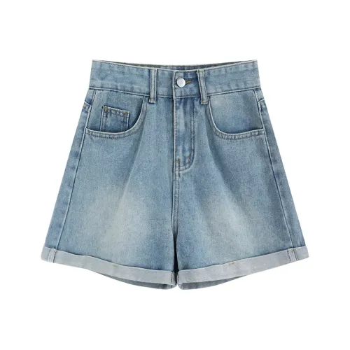 Garbege Джинсовые шорты Женские Blue