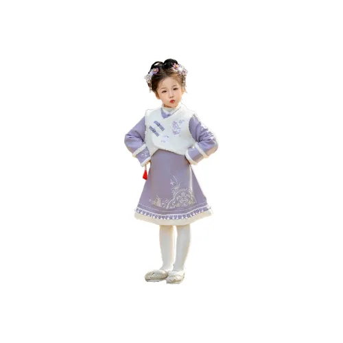 Детский комплект Lanza с юбкой 3-7 лет фиолетовый