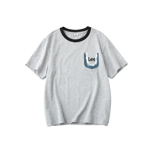 Lee Вересковый серый Унисекс Футболка