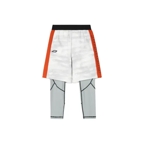 Skechers Kids Повседневные штаны для детей Серый Белый Градиент