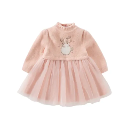 DAVE BELLA Платье Серо-розовое для детей 3-7 лет