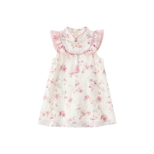 Детский комплект Dis Rabbit с юбкой возраст 3-7 лет розовый