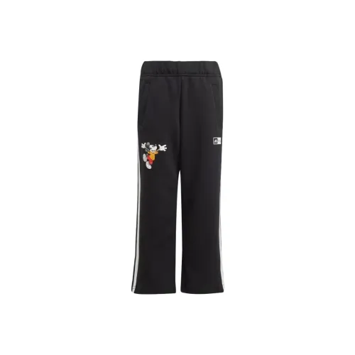 Детские Adidas x Disney Вязаные Тренировочные Штаны Черные