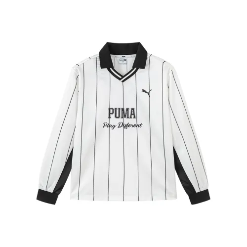 PUMA Sportstyle Series Белый Черный Тон Детские Рубашки