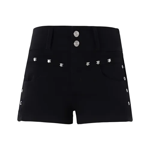 ZSFA Джинсовые шорты Женские Черные